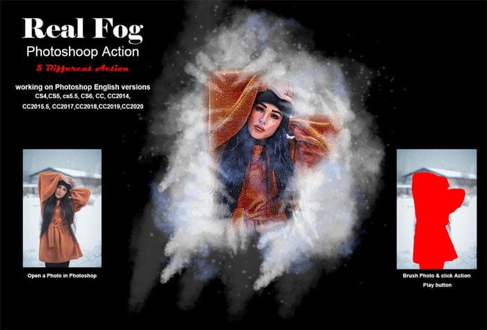 Real Fog Photoshop Action Real Fog Photoshop Action