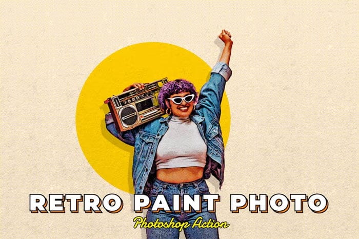 Retro Color Photo Effect Action Retro Color Photo Effect Action