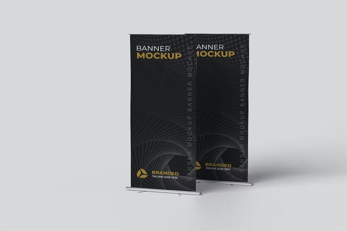 Roll Up Banner Mockups
