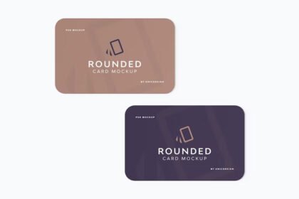 Rounded Map Mockup