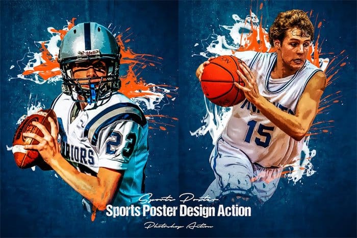 Sports Poster Design Action Sports Poster Design Action