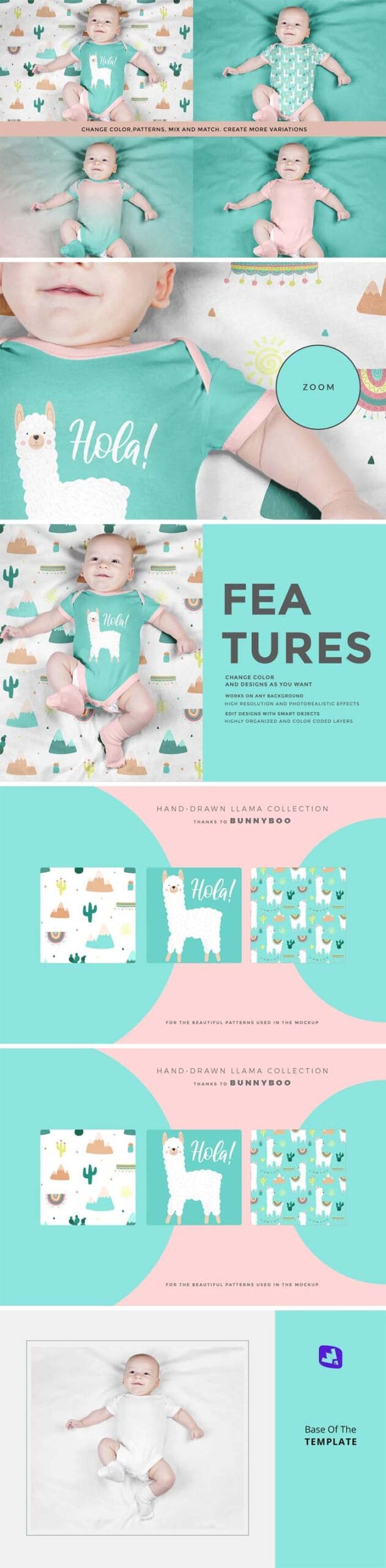 Top View Newborn Baby Outfit Mockup Top View Newborn Baby Outfit Mockup