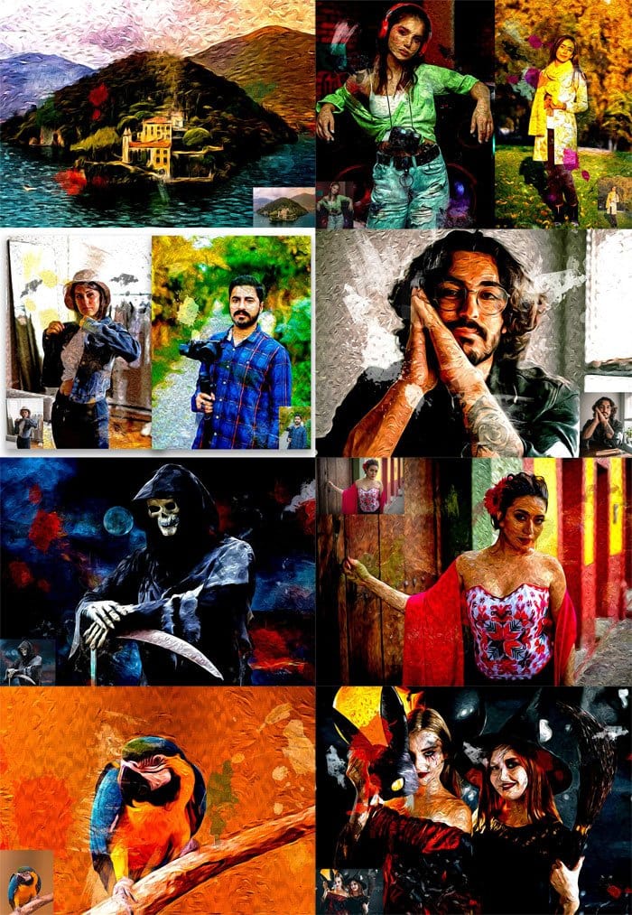 Van Gogh Painting Photoshop Action Van Gogh Painting Action