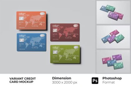 Variant Credit Card Mockup