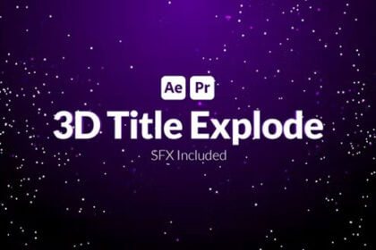 Videohive - 3D Title Explode
