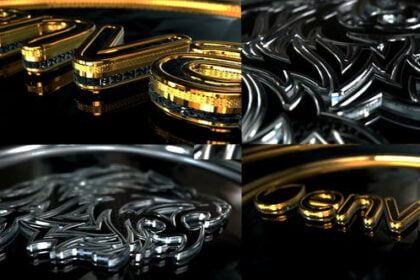Videohive - Gold And Silver Glossy Logo