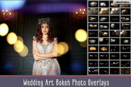 Wedding Art Bokeh Photo Overlays Free Download