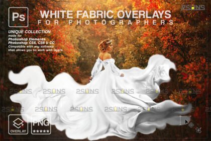 White Flying Dress Overlay