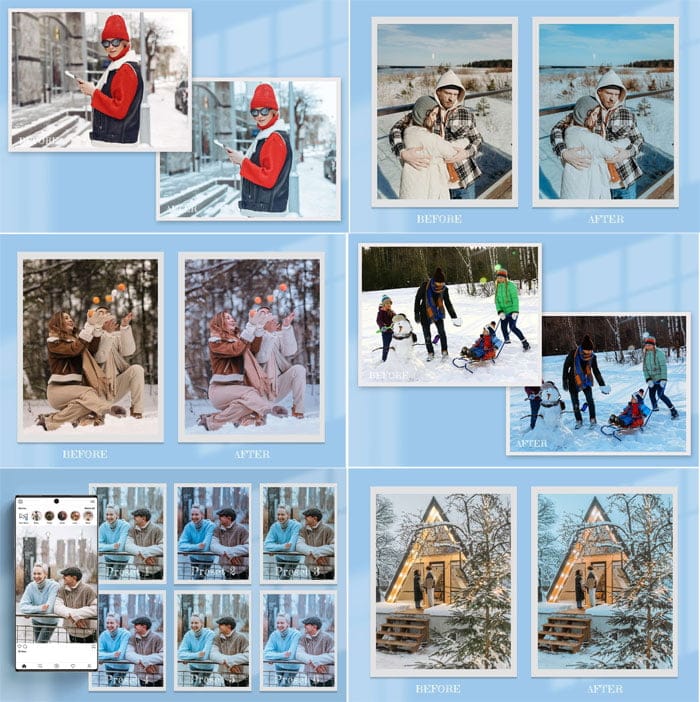 10 December Lightroom Presets LUTs 10 December Presets LUTs