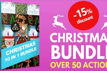10 in 1 Christmas Actions Bundle
