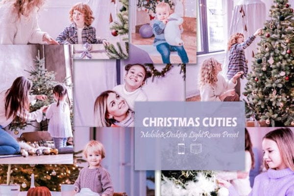 12 Christmas Cuties Lightroom Presets 12 Christmas Cuties Presets