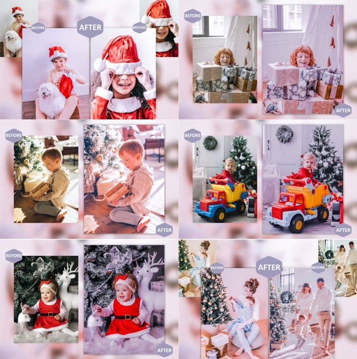 12 Christmas Cuties Lightroom Presets 12 Christmas Cuties Presets