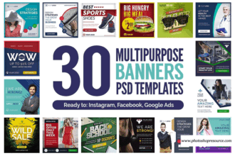30 Multipurpose Banners