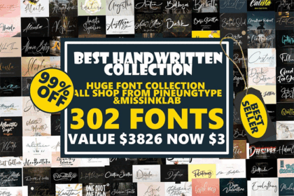 302 Fonts All in Collection