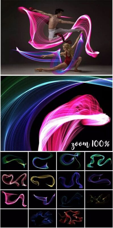 4k Glossy Waves PNG Overlays 4k Glossy Waves