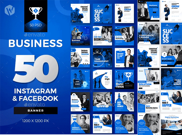 50 Instagram & Facebook Business Banners