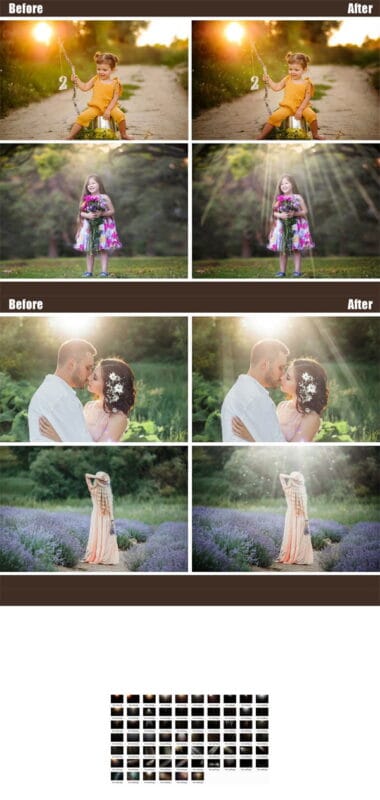 65 Sun Ray Overlay Natural Light 65 Sun Ray Overlay