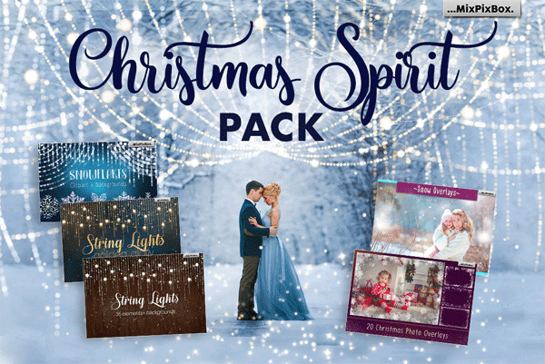 Christmas Spirit Overlays Pack
