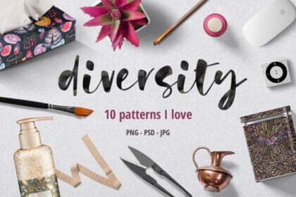 10 Diversity Pattern Set in (PSD, JPG) Files