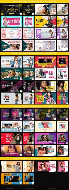 Facebook & Instagram Fashion Banners Facebook & Instagram Fashion Banners