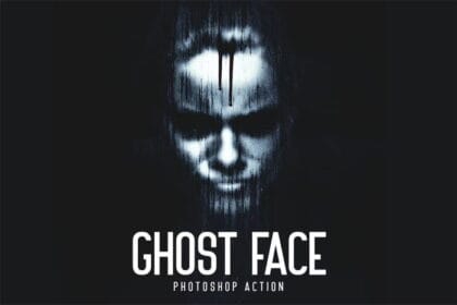 Ghost Face Photoshop Action