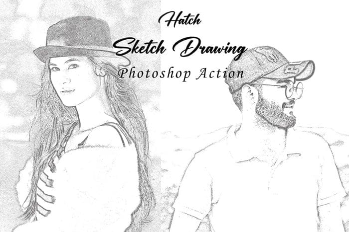 Hatch Sketch Drawing PS Action Hatch Sketch Drawing PS Action
