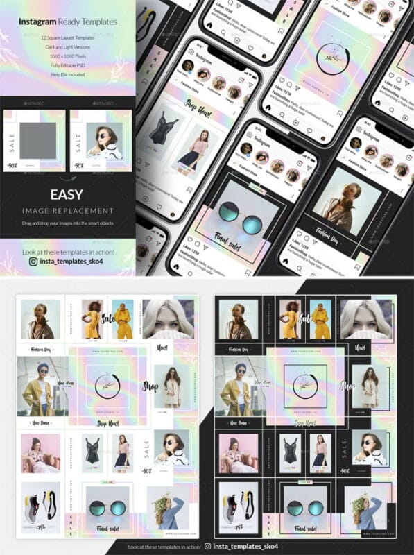 Holographic Puzzle Instagram Posts Holographic Puzzle Instagram Posts