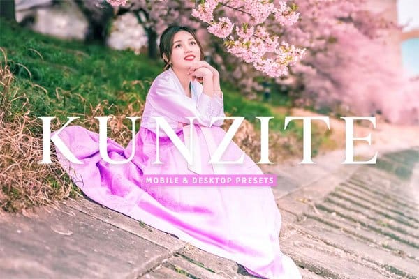 Kunzite Mobile & Desktop Lightroom Presets Kunzite Mobile Desktop Presets