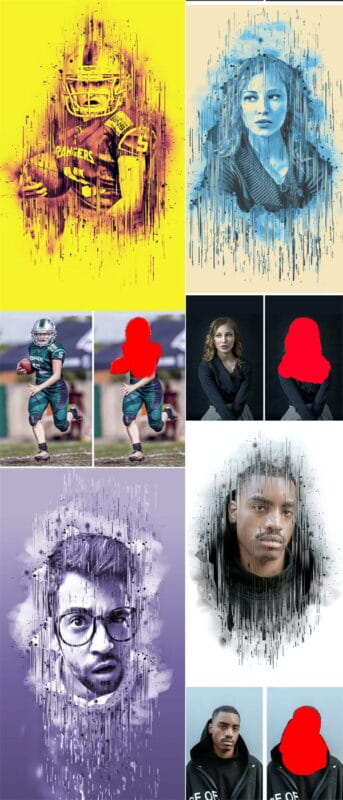 Liquid Effect Photoshop Action v.2 Liquid Effect Action v.2