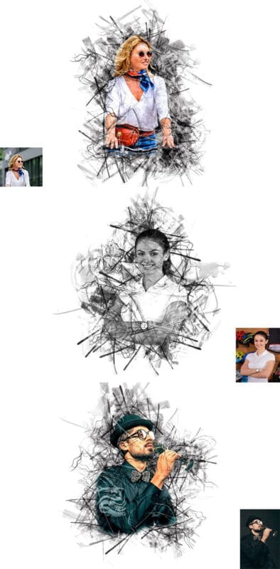 Marker Pen Art Photoshop Action Marker Pen Art Action