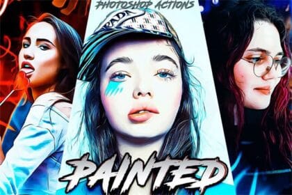 Painted Photoshop Actions