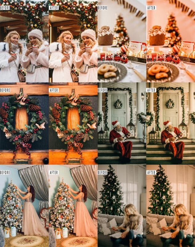 Photoshop Holiday Promotion and Lightroom Preset Photoshop Holiday Promotion Preset