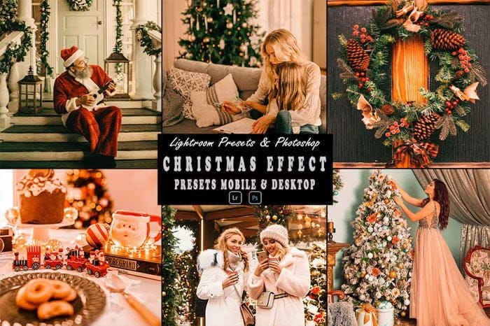 Photoshop Holiday Promotion and Lightroom Preset Photoshop Holiday Promotion Preset
