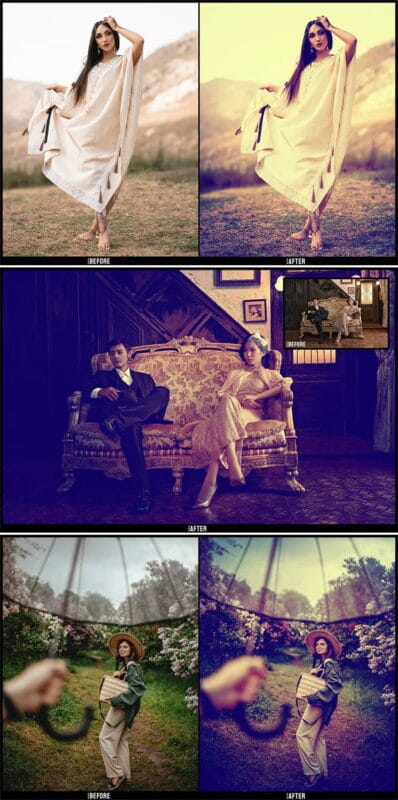 Soft Vintage Photoshop Action Soft Vintage Photoshop Action