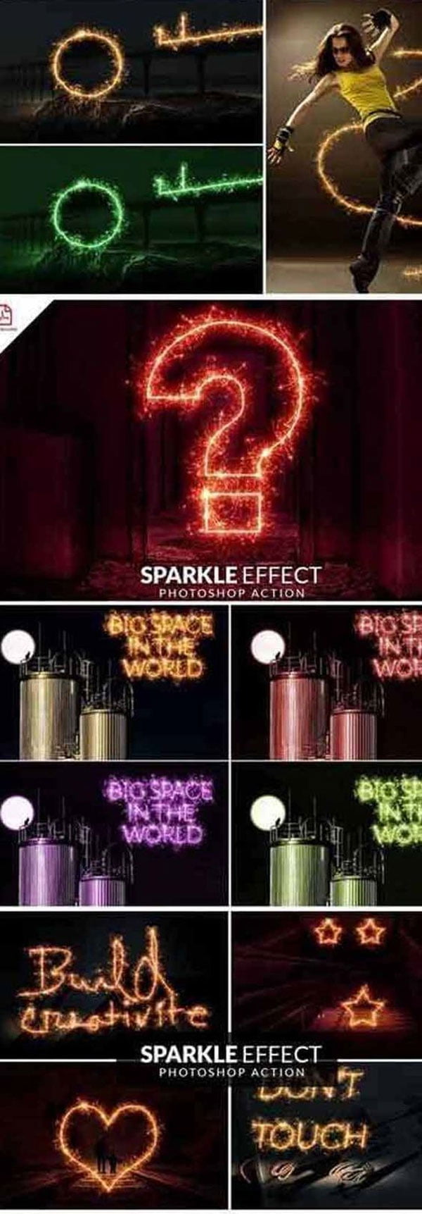 Sparkle Effect Action