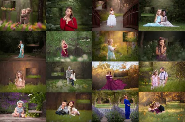 Spring Digital Background Collection