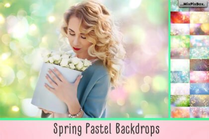 Spring Pastal Backdrops