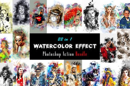 Watercolor Effect Photoshop Action