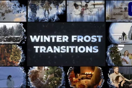 Winter Frost Transitions for Premiere