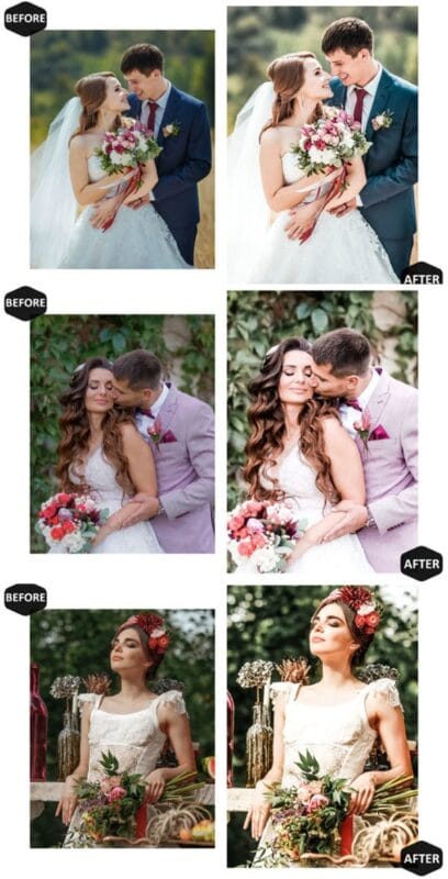 10 Bridal Bouquet Lightroom Presets 10 Bridal Bouquet Presets