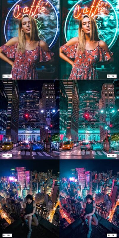 10 Vaporwave Lightroom Presets 10 Vaporwave Lightroom Presets