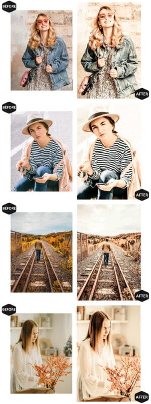 12 Bright Fall Lightroom Presets 12 Bright Fall Presets