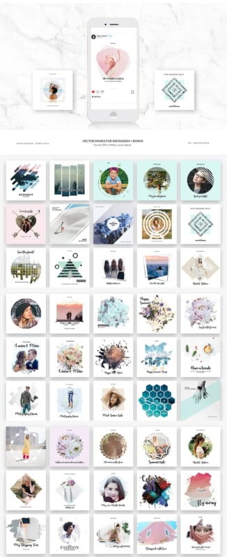 120 Vector Masks for Instagram 120 Vector Masks for Instagram