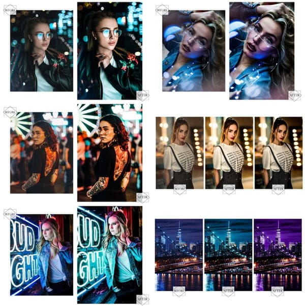 16 Mobile Lightroom Presets Shiny Night 16 Mobile Presets Shiny Night