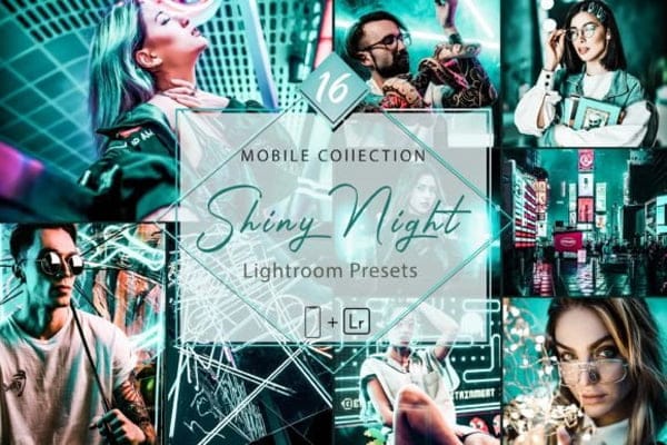16 Mobile Lightroom Presets Shiny Night 16 Mobile Presets Shiny Night