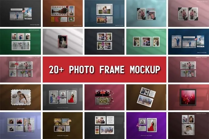 24 Valentine's Day Photo Frame Mockups