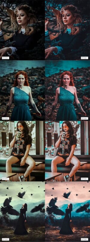 25 Teal & Orange Lightroom Presets 25 Teal Orange Presets