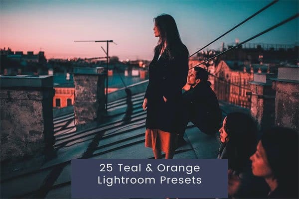25 Teal & Orange Lightroom Presets 25 Teal Orange Presets