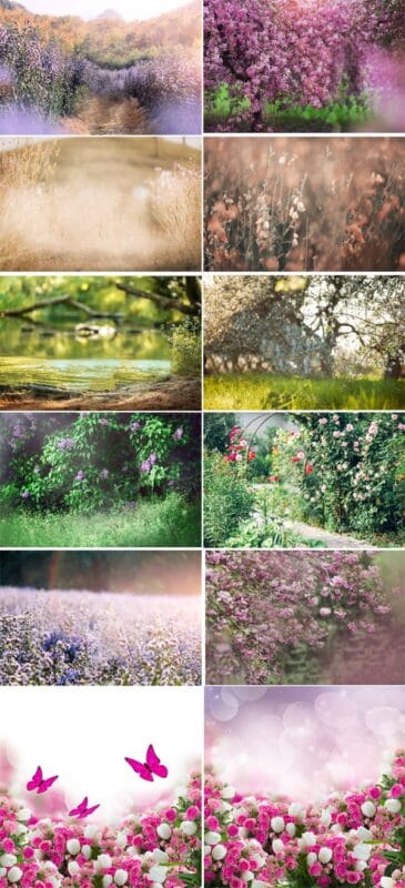 30 Flower Photoshop Overlay