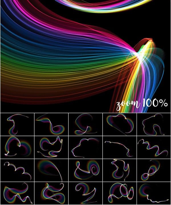 5K Rainbow Waves Overlay Free Download 5K Rainbow Waves Overlay